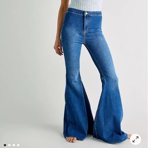 Free People Just Float On Flare Jeans